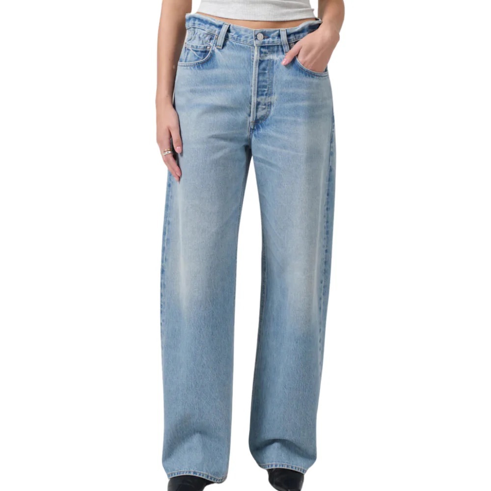 Citizen of Humanity Gwendoline Scrunch in Dakota color Denim Jeans NEW